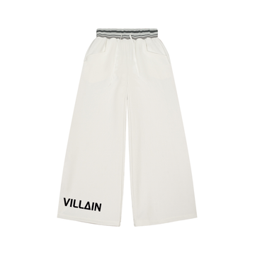 Striped Waist Wide Leg Pants