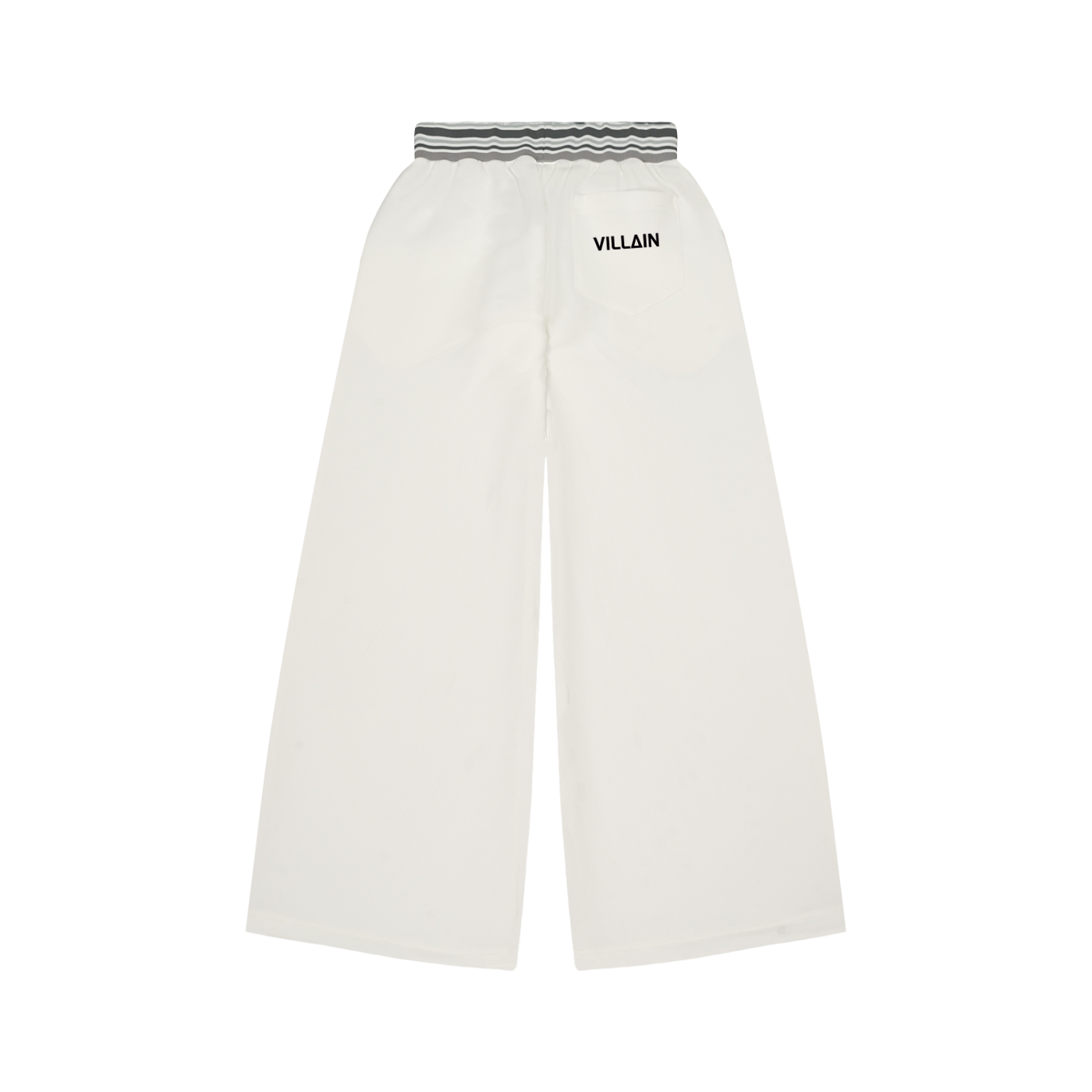 Striped Waist Wide Leg Pants